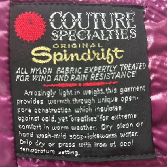 60s Neiman Marcus Vintage Quilted Purple Coat - Picture 3 of 11